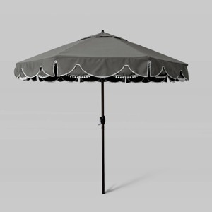 9' Sunbrella Casa Series Patio Umbrella with Auto Tilt - Bronze Pole - California Umbrella - 1 of 3