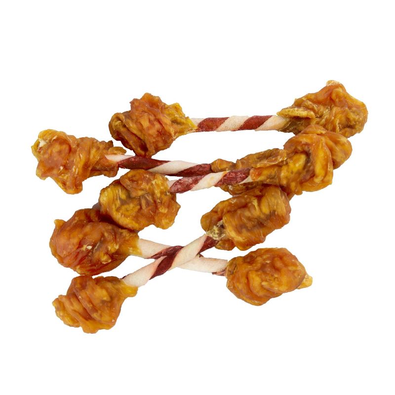 Good &#39;n&#39; Fun Double Meat Pops Rawhide with Chicken, Beef and Pork Flavor Dog Treats - 5.5oz, 3 of 5