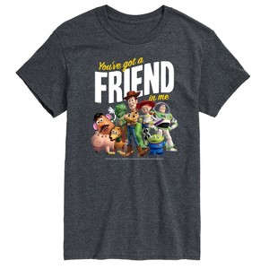 Men's - Toy Story - You've Got A Friend In Me Characters Short Sleeve Graphic T-Shirt - 1 of 4