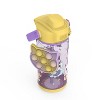 Zak Designs 16 fl oz Plastic Beacon Gabbys Dollhouse Straw Bottle with Fun Popper - 3 of 4