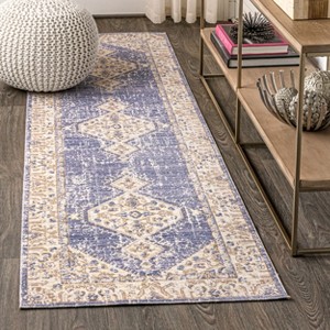 Lila Modern  Medallion Area Rug  - JONATHAN Y - 1 of 4
