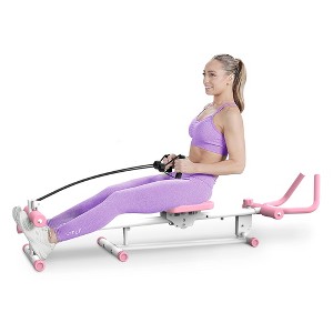 Dexmalle 4-in-1 Ab Workout Exercise Equipment Rowing Machine - 1 of 4