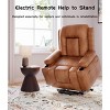 homfan Power Lift Recliner w/Heat & Massage - PU Electric Chair for Elderly, Adjustable Back/Legs - Heavy Duty - 4 of 4