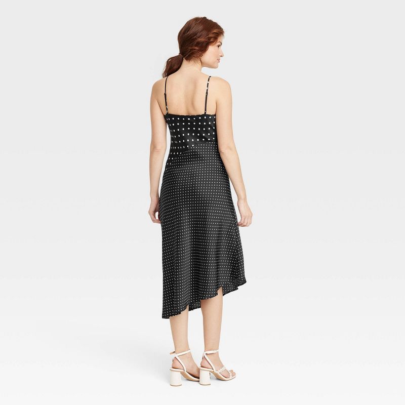  Women's Asymmetrical Midi Slip Dress - A New Day™, 3 of 12