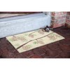 1'4" x 2'4" Pine Cones Indoor/Outdoor Coir Doormat Green/Brown - Entryways: Small, Durable, PVC-Backed - 4 of 4
