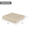 Aoodor Outdoor Chair Cushion, Fade-resistant Polyester, Removable Cover with Hidden Zipper,  Set of 2 - 2 of 4