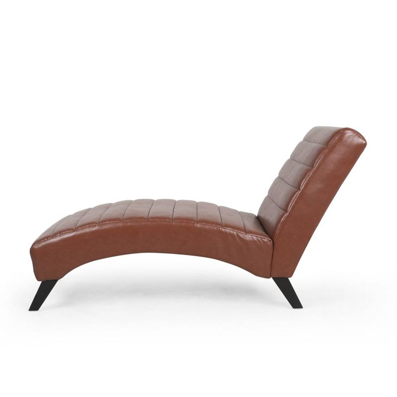 Stillmore Contemporary Channel Stitch Chaise Lounge - Christopher Knight Home, 5 of 11