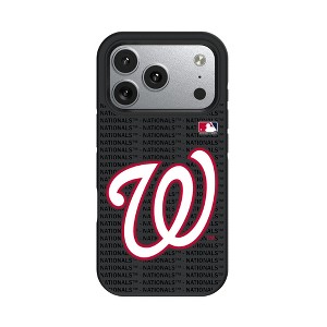 MLB National League Teams Text Backdrop Bump Cell Phone Case for Apple iPhone 17 Series - 1 of 4