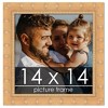PosterPalooza | 14x14 Modern Bamboo Picture Frame, UV Acrylic, 5 Finishes - 2 of 4
