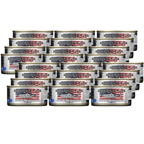 American Tuna No Salt Wild Albacore Tuna - Case Of 24/6 Oz : Target