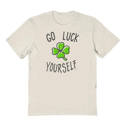 Rerun Island Men's Drunk Yourself Short Sleeve Graphic Cotton T-Shirt