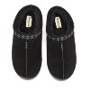Dearfoams Women's Doreen Genuine Suede Clog Slipper With Embroidery - 4 of 4