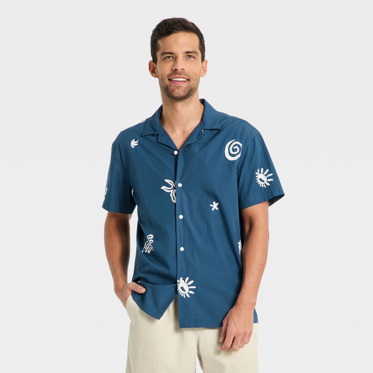 Men's Vacay Camp Shirt - Goodfellow & Co™