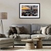 Stupell Industries Lighthouse Bay at Sunset Framed Print Under Glass, Black, 23" x 17" - 3 of 4