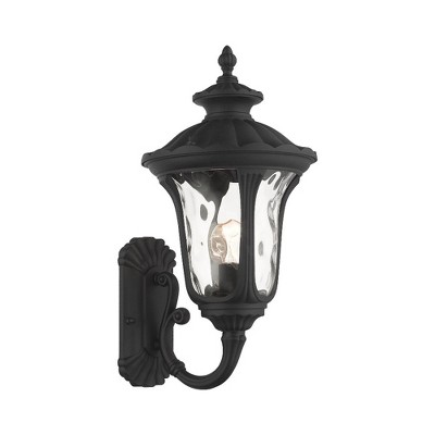Livex Lighting Oxford 1 - Light Wall Light in  Textured Black