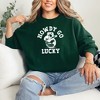 Simply Sage Market Women's Graphic Sweatshirt Howdy Go Lucky Disco Ball - 2 of 3