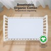 KeaBabies 2pk Soothe Fitted Crib Sheets Neutral, Organic Baby Crib Sheets, Fits Standard Nursery Baby Mattress - 2 of 4