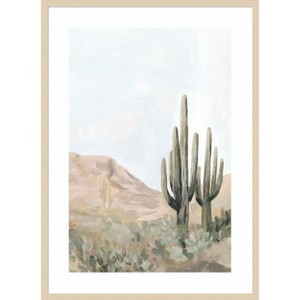 Amanti Art Desert Tranquility by Hannah Dawson Wood Framed Wall Art Print - 1 of 4