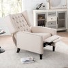 CAVINAS 27.16" Wide Manual Wing Chair Recliner, Modern Recliner Chair, Glider Chair with Tufted Backrest, Wingback Chair with Nailhead Trim - 2 of 4