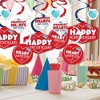 Big Dot of Happiness Happy Heartiversary - CHD Awareness Hanging Decor - Party Decoration Swirls - Set of 40 - 2 of 4