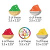 Big Dot of Happiness Holi Hai - DIY Shaped Festival of Colors Party Cut-Outs - 24 Count - 2 of 4