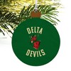 Mississippi Valley State University Delta Devils Logo Wood Christmas Tree Holiday Ornament - 4 of 4