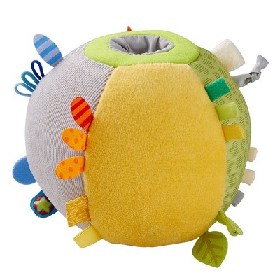 Haba Discovery Ball - Plush Fabric Machine Washable Rattling Baby Toy ...