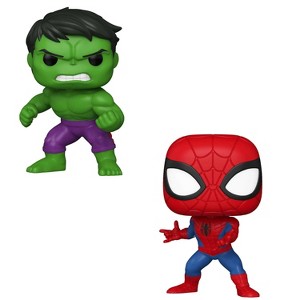 Funko Pop! 2 Pack Marvel New Classics - Hulk #1420 & Spiderman #1422 - 1 of 3