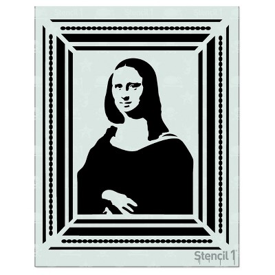 Stencil Mona Lisa 8.5" x 11" - Stencil1, Inc.
