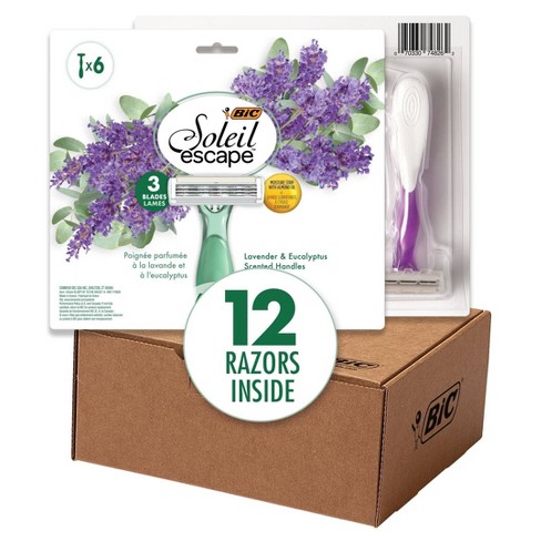 Bic Women's Soleil Escape 3-blade Razors - 12ct : Target