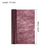Unique Bargains Flower Wrapping Paper 30ft Floral Bouquet Waterproof Packaging Cotton for Wedding Party Wine Red - 2 of 4