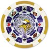 MasterPieces Casino Style 20 Piece 11.5 Gram Poker Chip Set NFL Minnesota Vikings Gold Edition - 3 of 3