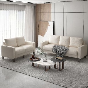 CAVINAS Loveseat Sofa in Fabric, Modern Living Room Furniture, Couches for Living Room, Upholstered Sofa Couch for Living Room, Bedroom - 1 of 4
