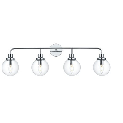 Elegant Lighting Hanson 37 inch Wall Sconce in Chrome