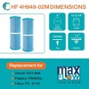 Hurricane 8 Pack HF4401-02M Elite Aseptic Spa Filter Cartridge Replacement for Prb17.5SF, Unicel C-4401 Filbur FC2386, Dynamic Series IV - 4 of 4