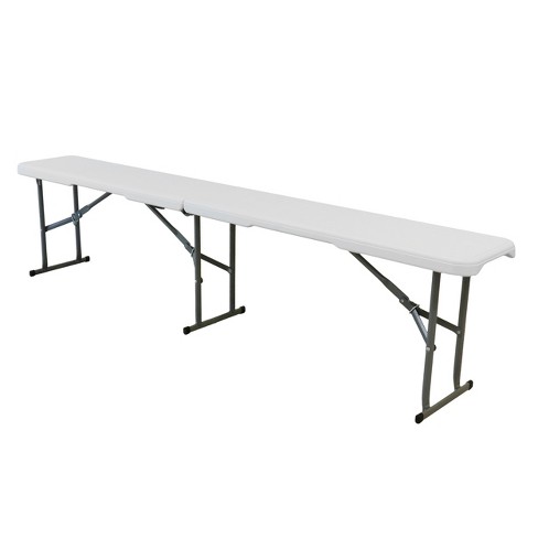 Foldable discount plastic bench