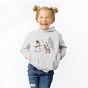 The Juniper Shop Deer Snowman Scene Toddler Graphic Hoodie - 2 of 3