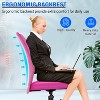 BestMassage Mesh Office Chair Computer Chair with Lumbar Support & Thickly Padded Seat Rolling Swivel Back Support Chair for Home Office - 4 of 4
