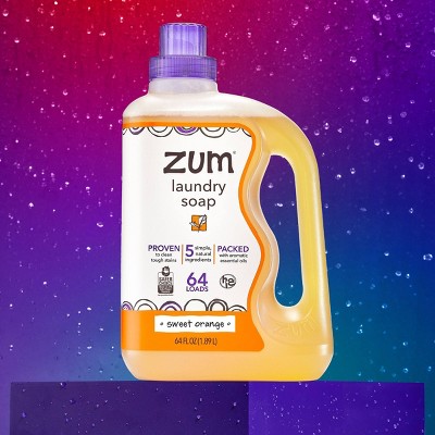 Zum Sweet Orange Liquid Laundry Detergent - 64 fl oz