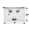 Birds Of Prey Harley Quinn Red Lips Makeup Cosmetic Bag Organizer Pouch - 4 of 4