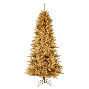 Vickerman Gold Fir Artificial Christmas Tree - 1 of 2