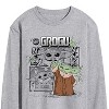 Men's - Star Wars - The Mandalorian Grogu Panels Long Sleeve Graphic T-Shirt - 2 of 4