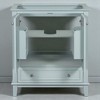 30" Bathroom Vanity Base, Multi-Functional Bathroom Cabinet with Doors & Drawer, Solid Wood & MDF Construction, Freestanding Bathroom Storage - 3 of 4