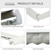 Resenkos Patio Awning, Outdoor Sun Shade Shelter Cover Awnings,12' x 10' Retractable Awning Patio Awnings Sun Shade Shelter with Manual Crank Handle, - 3 of 4
