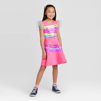 jojo siwa pink sequin dress