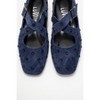 Addison - Navy Suede Cross Strap Mary Jane Shoes (Women) navy 9 Forever & Always Shoes US - 3 of 4