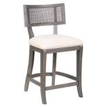 Roben Woven Cane Back Counter Height Barstools - HOMES: Inside + Out