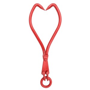 Nature Spring Skidding Tongs With Ring - 16", Red - 1 of 4