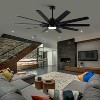 BestParts 72 Inch Ceiling Fan, Lighted Ceiling Fan, Remote Control, Reversible Quiet Motor, 3 Color Temperatures, Farmhouse Style - 2 of 4