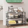 Narrow Console Table for Entryway, 43 Inch Vintage Farmhouse Sofa Side Table - 2 of 4